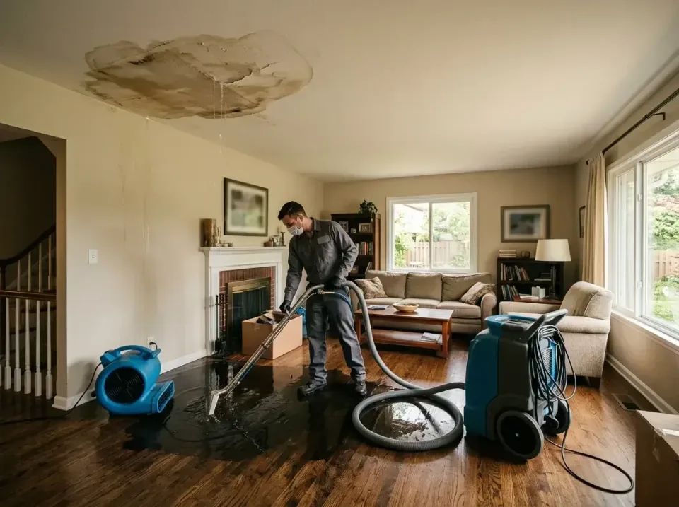 attic-pipe-burst-ceiling-drip-008 — frequently asked questions, Water Damage Restoration & Carpet Care in Park Hill, OK